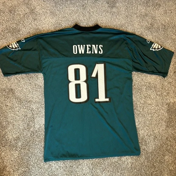 Vintage Philadelphia Eagles Reebok NFL Terrell Owens jersey size XL - Picture 5 of 13